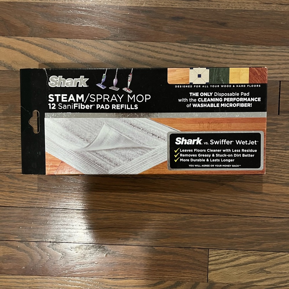 Shark steam/spray mop 11 sanifiber pad refills - Picture 3 of 4